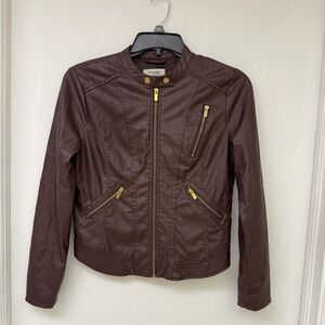 Charlotte Russe Women's Brown Jacket Size M